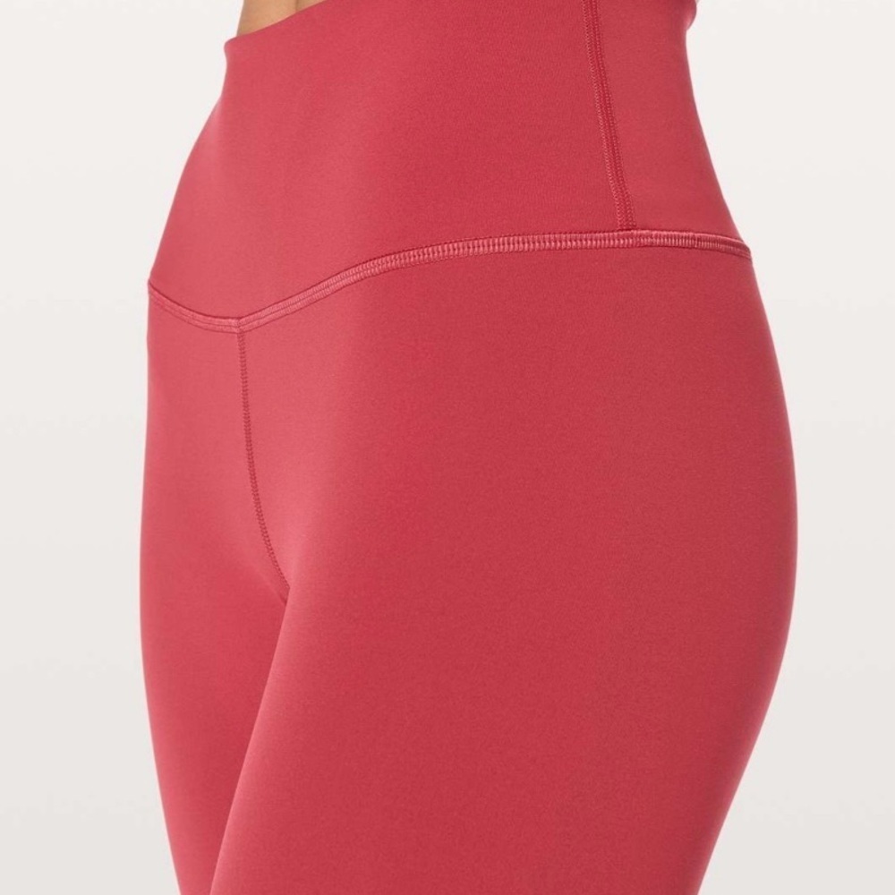 Lululemon Wunder Under Crop Legging Pant 21” Vintage Rose Size 4 – Like New - Picture 5 of 9